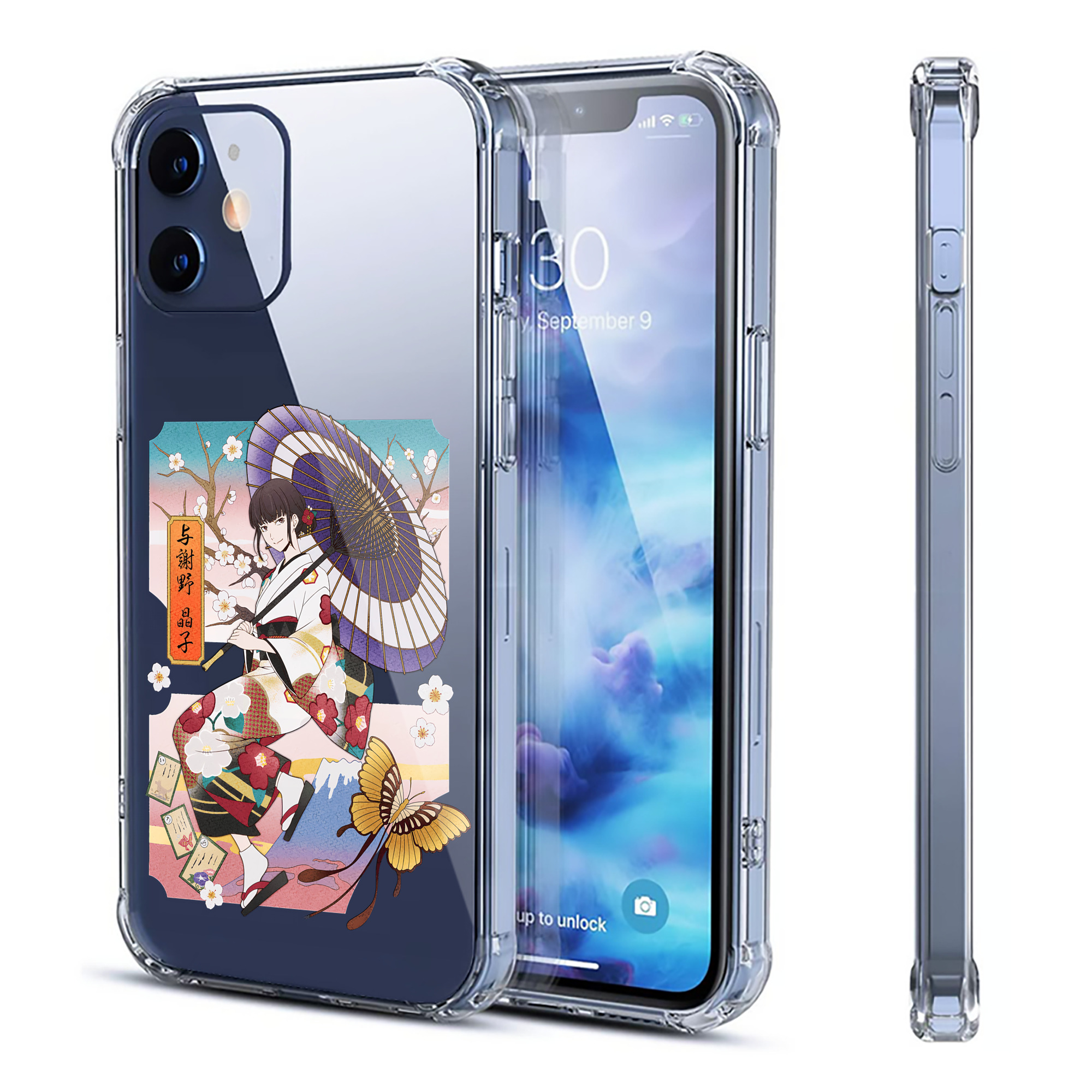 （画像用） 文豪ストレイドッグス Bungo Stray Dogs 【iPhone 12シリーズ対応】透明スマホケース（クリアソフトケース）